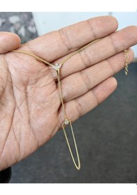 Resim Modern Tasarım Gurmet Zincir Gümüş Şahmeran Bileklik 925 Ayar - Rose Renk Gold 