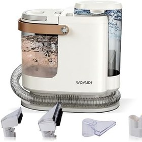 Resim Halı ve Koltuk Yıkama Makinesi 600W Güç 18.000 PA Emiş Gücü Leke Çıkartma Makinesi 4 Başlıklı 