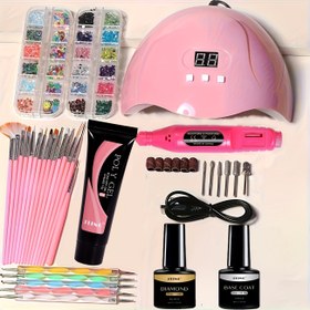 Resim USB'li Lamba, Tutkal ve Aksesuarlar İçeren Komple Tırnak Sanatı Seti - Evde Kullanım İçin Kolay Manikür Seti, Tırnak Frezesi, Oje ve Daha Fazlasını İçerir - Tırnak Tasarımları, Tırnak Sanatı Malzemeleri İçin Mükemmel|Canlı Tırnak Tasarımı|Dayanıklı Tırnak Aletleri, Tırnak Sanatı Seti, Tüm Tırnak Oje Seti, Tüm Tırnak Oje Seti, Başlangıç Seviyesi İçin Tırnak Oje Seti, Tüm Tırnak Oje Seti, Tırnak Oje Seti, Tırnak Seti, Manikür İçin Tırnak Seti, Tırnak Teknisyeni Malzemeleri, Tırnak Ürünü ve Ekipm 