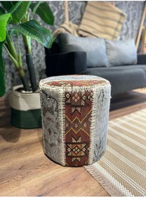 Resim Patchwork Puf 009 Çok Renkli 