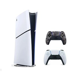 Resim Sony Playstation 5 Slim Dijital + 2. Kamuflaj Dualsense PS5 Kol (İthalatçı Garantili) 