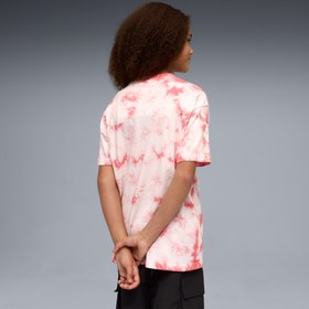 Resim Puma Essentials Relaxed Tie-Dye Çocuk Pembe T-Shirt 