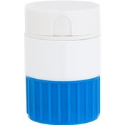 Resim Fochsia Mavi 4ü1 Arada Tablet Ezmek İçin Taşınabilir Ev Ve Seyahat Hap Öğütücü Seti 