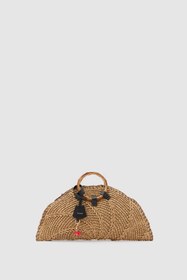 Resim OGGO WİCKER Bamboo CURVE - CAMEL 