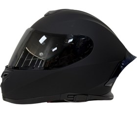 Resim Rivox R1 Matt Black Motosiklet Kask 