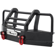 Resim Lillian 1/10 Rc Paletli Araç Axial SCX10 90046 90047 -D90 D110 Yükseltme Parçaları Için Vinç Montajlı Metal Ön Tampon (Yurt Dışından) 