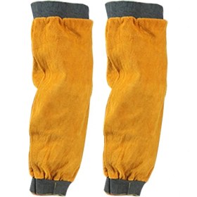 Resim Dgspirit Kaynak Kirlenme Önleyici, Yağa Dayanıklı Asit ve Alkali Dirençli Sığır Derisi Kılıflar - Turuncu Sarı (Yurt Dışından) 