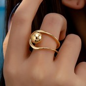 Resim 1 adet Kadınlar için Şık Minimalist Metal Top Yüzük - Seksi ve Basit Tasarım, Bakır Malzeme, Düğünler, Tatiller ve Günlük Kıyafetler için Mükemmel 