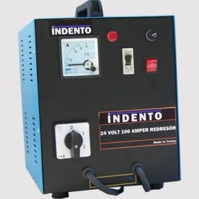 Resim Indento Akü Şarj Cihazı 24 Volt 100 Amper Redresör 
