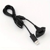 Resim Gaojunshop01 Xbox 360 Kablosuz Kumanda Sarj Kablosu 1.8m Siyah Usb Sarj Kablosu 