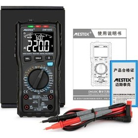 Resim Mestek Dm100c Og Dijital Multimetre True Rms Ncv Otomatik Multimetre - Siyah 