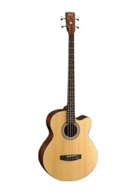 Resim Cort Sjb5f-nsw Elektro Akustik Bas Gitar - Natural Satin Profesy 