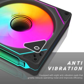 Resim Archon Spectre Pro Sessiz 7 X 120MM Kumandalı Argb Kasa Fan Seti 