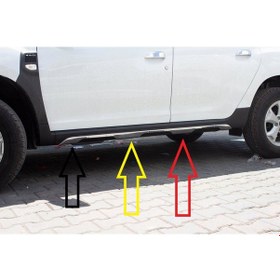 Resim Duster Yan Marşpiyel 6 Parça Krom 2018 2019 2020 