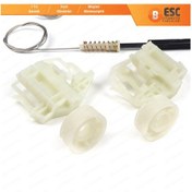 Resim BMW X3 E83 2003-11 İçin Elektrikli Arka Sol Cam Kriko Tamir Seti 