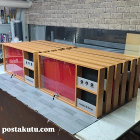 Resim 1001 Dijital - Apartman Ilan Panosu Faturalık - Dergilik 50X100 cm (Yatay) Antrasit Gri 