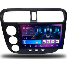 Resim Caros Honda Civic V-tec 2001-2006 Uyumlu Android Multimedya 2gb Ram 32gb Hafıza 9" 