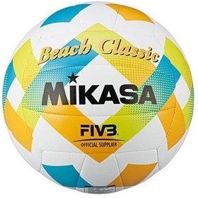 Resim Mikasa Bv543c-vxa-lg Sent. Deri Plaj Voleybol Topu Sarı 