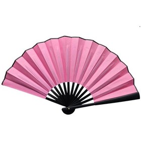 Resim Plastik Kumaş Yelpaze 12'li Pembe - 9001916630702ynt 