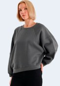 Resim VIA Kadın Sweatshirt Koyu Gri 