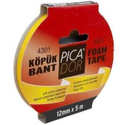 Resim Picador Çift Taraflı Bant Köpük Rulo Askılı 12x 5 Mt 4301 