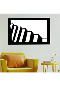 Resim Dekor Treni 3d Merdiven Dekoratif Ahşap Tablo 