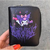 Resim Köstebek Anime Harajuku Kuromi Gotik Kısa Cüzdan 