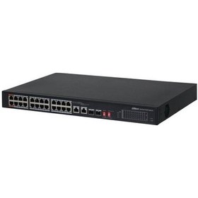 Resim Dahua Pfs3226-24et-240 24 Port Megabit 24 Port Poe 240w +2 Port Combo Sfp Rack Mount Switch 