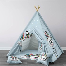 Resim instababyrooms Çocuk Oyun Çadırı Boho Bulut Dijital Baskılı 