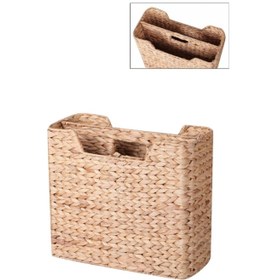 Resim Çavdar Group Su Sümbülü Dergilik Gazetelik Hasır Dikdörtgen Mini Kitaplık Düzenleyici 