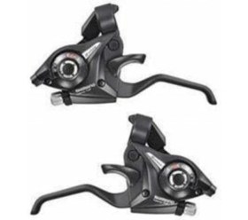 Resim Vites Kolu ve Fren Kol Takımı Bisiklet Vites Kol Seti 8x3:24 Vites 