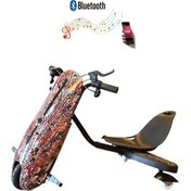 Resim Citymate Drift Car Bluetooth Hoparlörlü Işıklı Turuncu Elektrikli Kaykay Hoverboard 