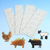 Resim Hayvan Serisi Silikon Kalıpları Fondant, Çikolata, Kil için - Pasta Süsleme, Yaratıcı Moleküler Pişirme ve Çin Tatlıları Sergisi için İdeal, Noel Mutfak Aksesuarları 