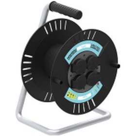 Resim By15-101 Kablosuz 4 Prizli Termal Sigortalı 50m Kapatsiteli Plastik Makara Klemensli 