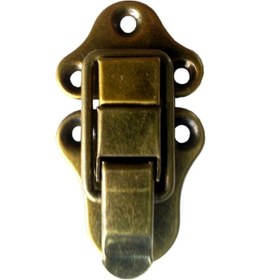 Resim Sandık, Kutu Klipsi, Ön Kilidi - 72x40mm, Antik, 100 Adet Çok Renkli 