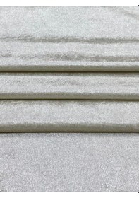 Resim Enesar Home Parlak Kadife Krem Kumaş Döşemelik Kumaş (Likrasiz & Astarli) 100 x 140 cm 