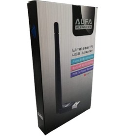 Resim Alfa Uw11 Bilgisayar Usb Kablosuz Wi-fi Adaptör Antenli 