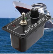 Resim Aos3050af Sintine Pompası Anahtarı Aşırı Yük Korumalı Gösterge Işıklı 1 Grup Rocker 