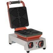 Resim OMAKE Kare Waffle Makinesi Çubuklu Kalp 