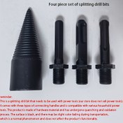 Resim WONGIRL 32mm Elektrikli Matkap Ahşap Yontma Aparatı - Dairesel/Kare/Altıgen Saplı Çok Yönlü Odun Yontma için Kolaylık Sağlar 