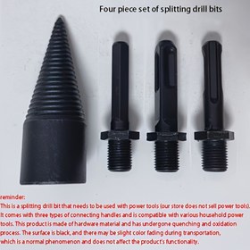 Resim WONGIRL 32mm Elektrikli Matkap Ahşap Yontma Aparatı - Dairesel/Kare/Altıgen Saplı Çok Yönlü Odun Yontma için Kolaylık Sağlar 