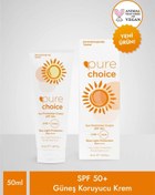Resim Pure choice spf 50+ güneş koruyucu krem, 50ml - suya dayanıklı çok yüksek koruma 