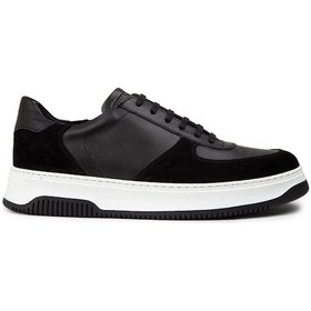 Resim Deery Hakiki Deri Siyah Erkek Sneaker Ayakkabı - 01965Msyhe02 Siyah 