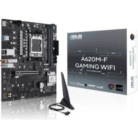 Resim Asus A620M-F Gamıng Wıfı6 Ddr5 8000MHZ 1xhdmı 2xm.2 Am5 
