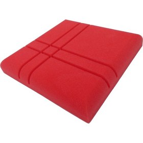 Resim Honmex 12 Adet Kırmızı Akustik Paneller - 30x30x5cm Yüksek Yoğunluklu Ses Emici Yalıtım Materyali - Duvar Dekorasyonu Ve Ses İyileştirme İçin 10.1" 