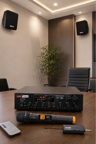 Resim Lastvoice Black Large Plus Paket-1 Hoparlör Ve Anfi Anons Ses Sistemi Seti 