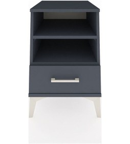 Resim Kronos Komodin 2 Raflı Tek Çekmeceli 44x59x64 Antrasit-antrasit Antrasit 