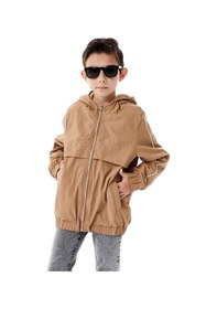 Resim Benitto Kids Erkek Çocuk Kapüşonlu Yağmurluk 51362 Bej 
