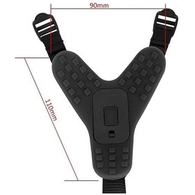 Resim Gopro Hero 8 Hero 9 Motorcu Kask Çene Bağlantı Jaw Mount Gp523 Siyah 