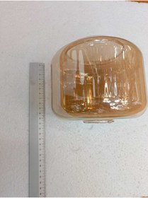 Resim ADA AVİZE Ada Vazo şeklinde Avize Camı Bal Rengi (BOY 14 CM-ENİ 16 CM) 